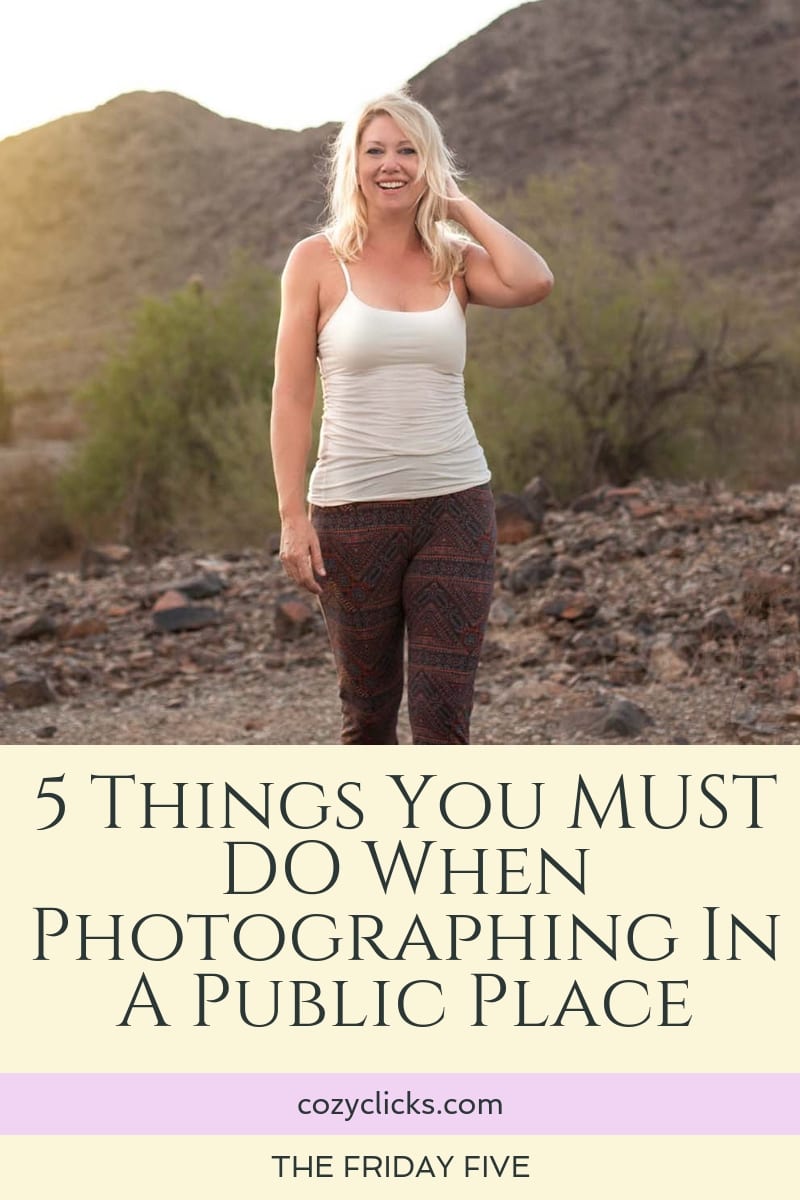 what to do when photographing in a public place
