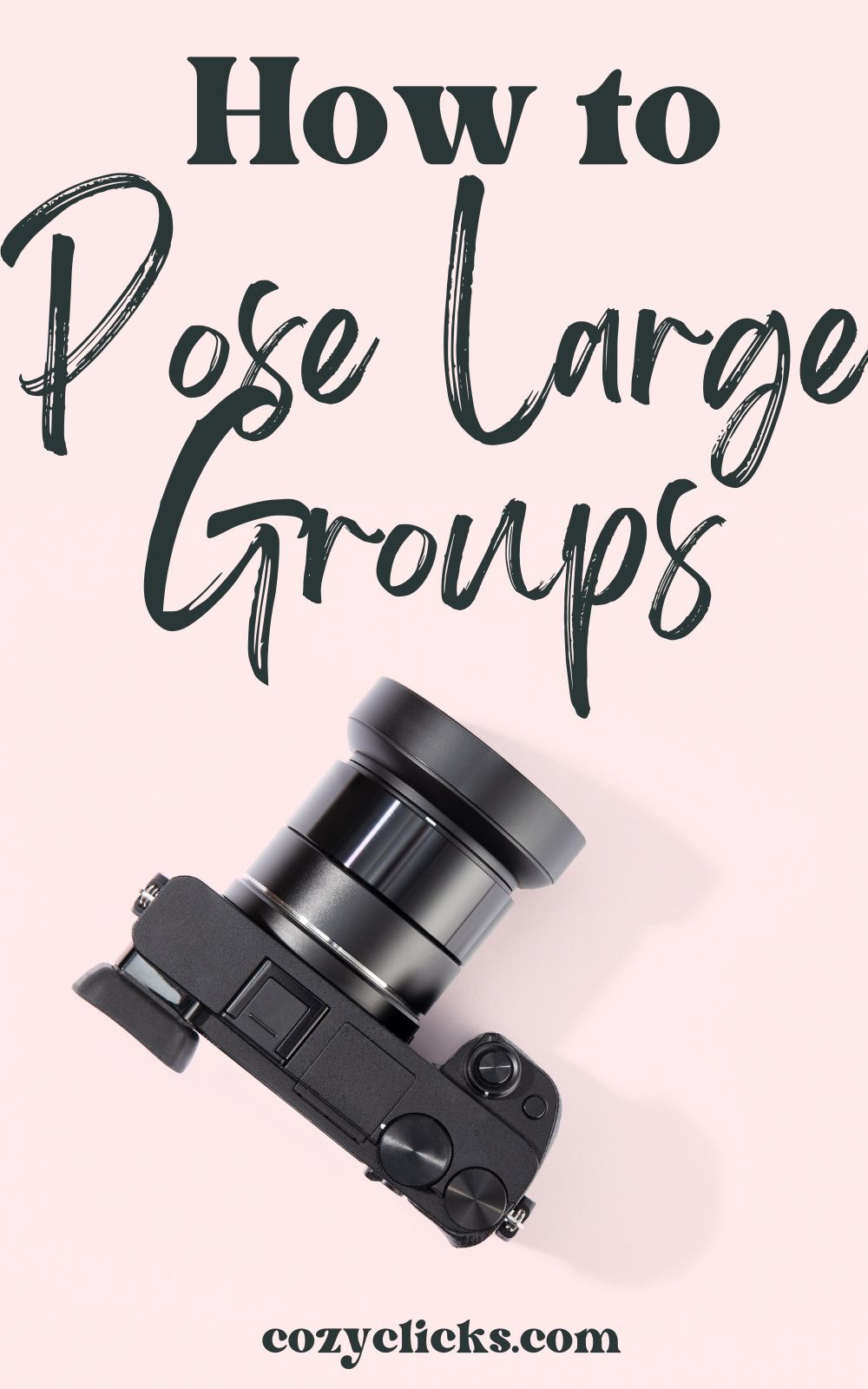 Learn photography tips for posing large groups.  9 easy ways to pose large families when taking pictures!