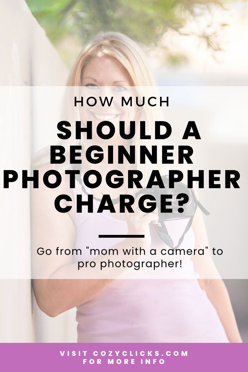 How Much Should a Beginner Photographer Charge?