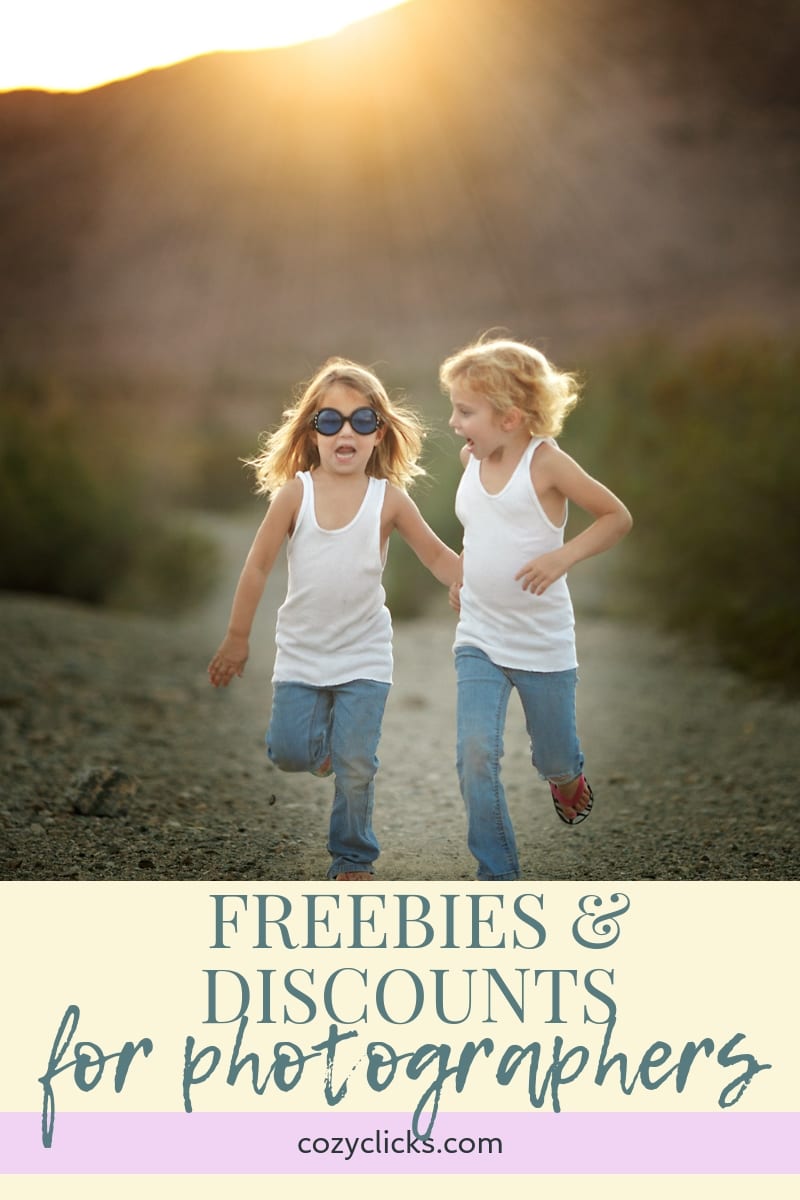 freebies, discounts and deals for photographers