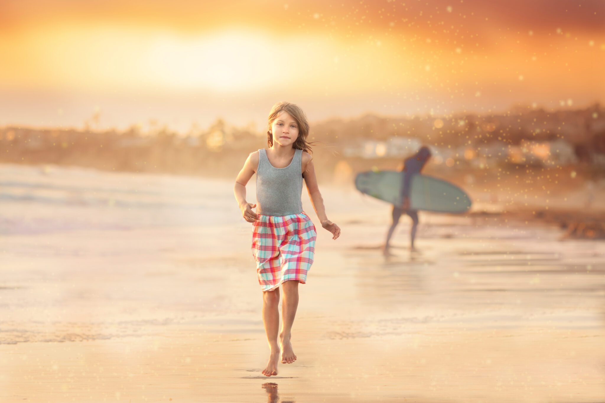 Summer photo sessions and props with surf boards