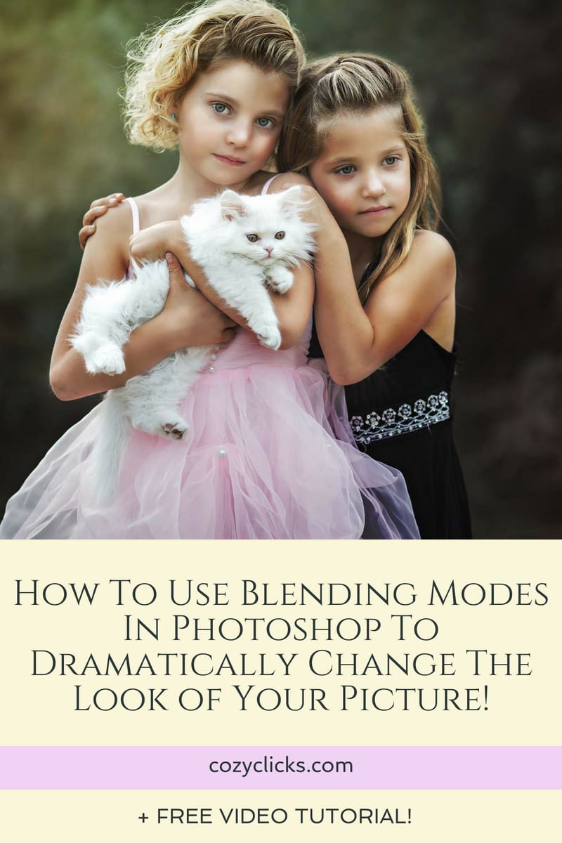 Using blending modes in Photoshop to make edit portraits easier and to get fun new looks!