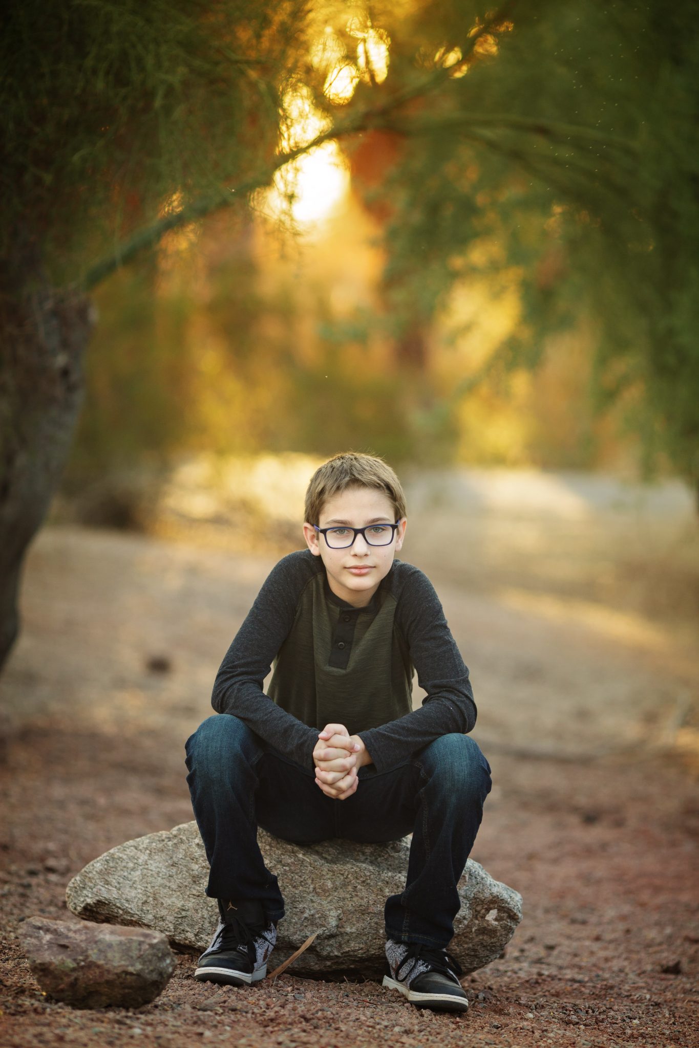 Tween boy portrait taken by best Phoenix Photographer