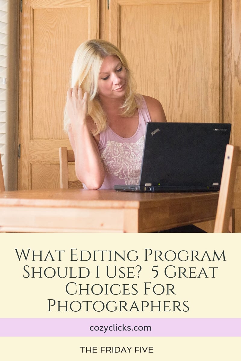 What editing program to use for photographers
