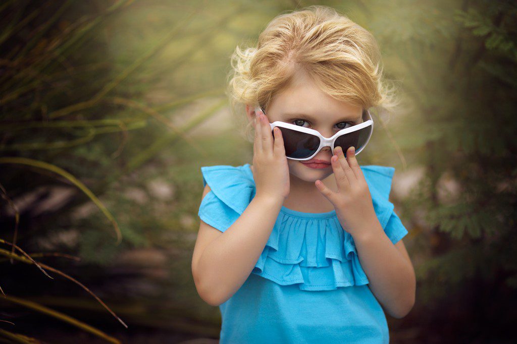 Phoenix children's photography cool shades little diva