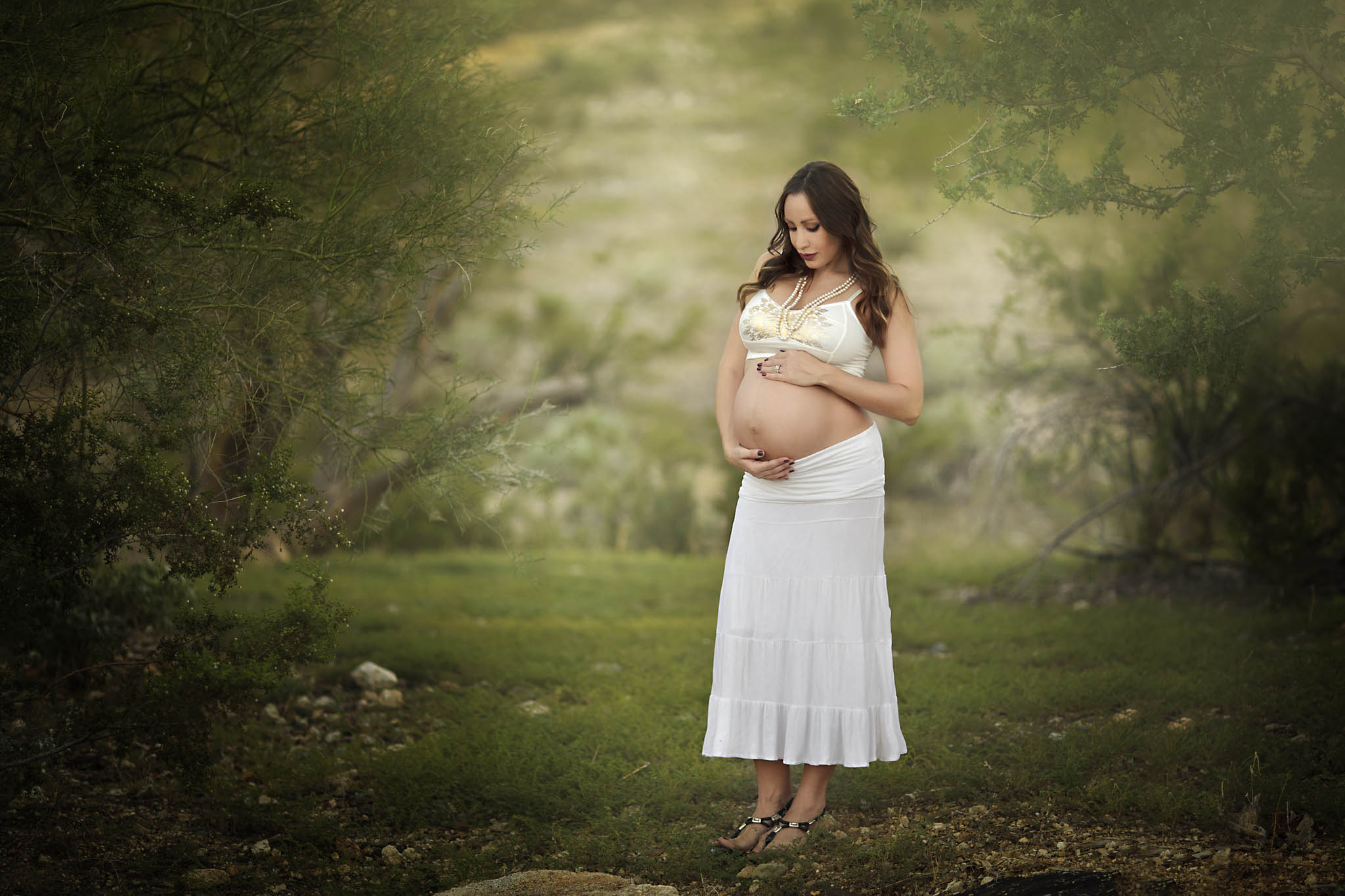 Maternity Photography at South Mountain in Phoenix Desert photographer in Ahwatukee