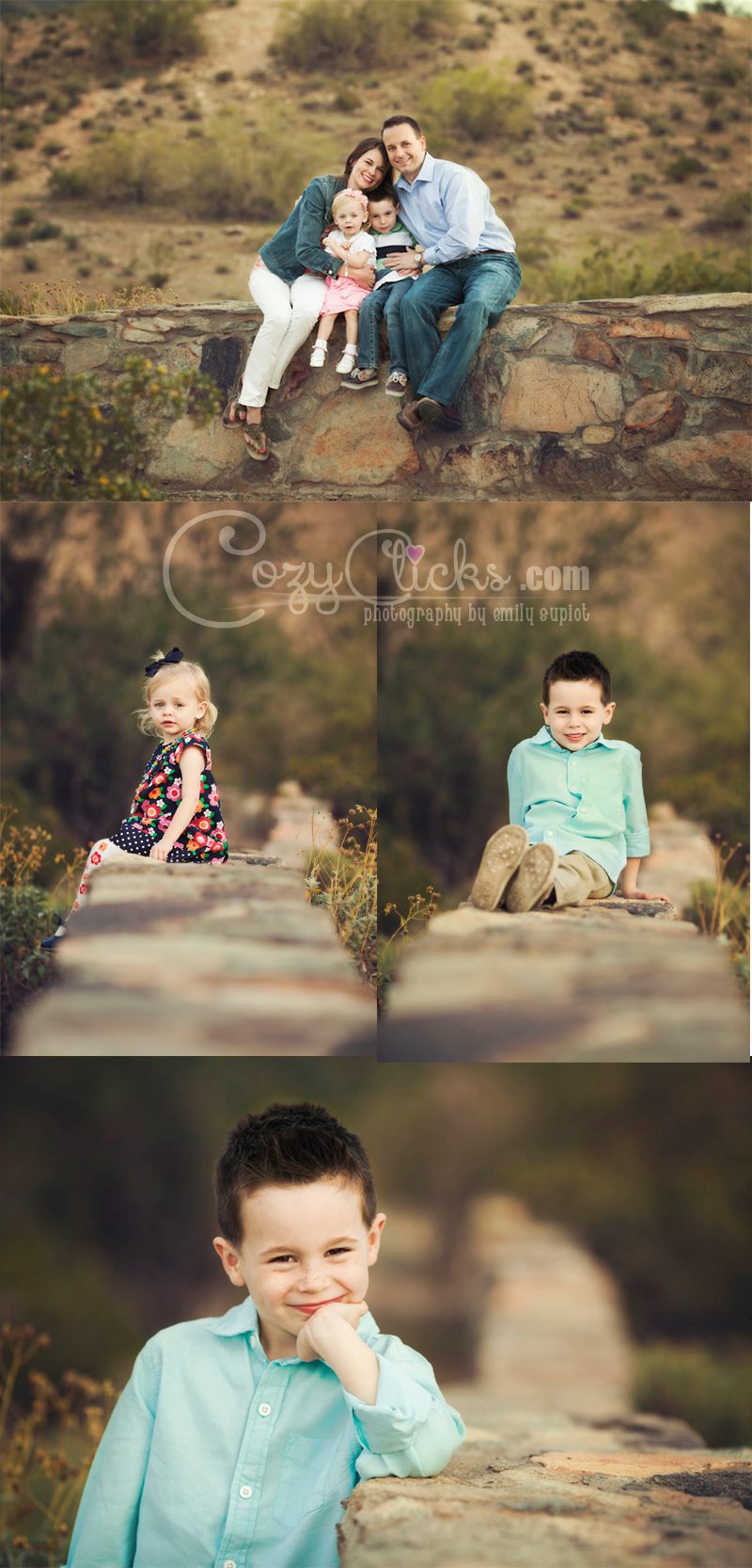 South Mountain sunset family photo shoot in Phoenix Arizona