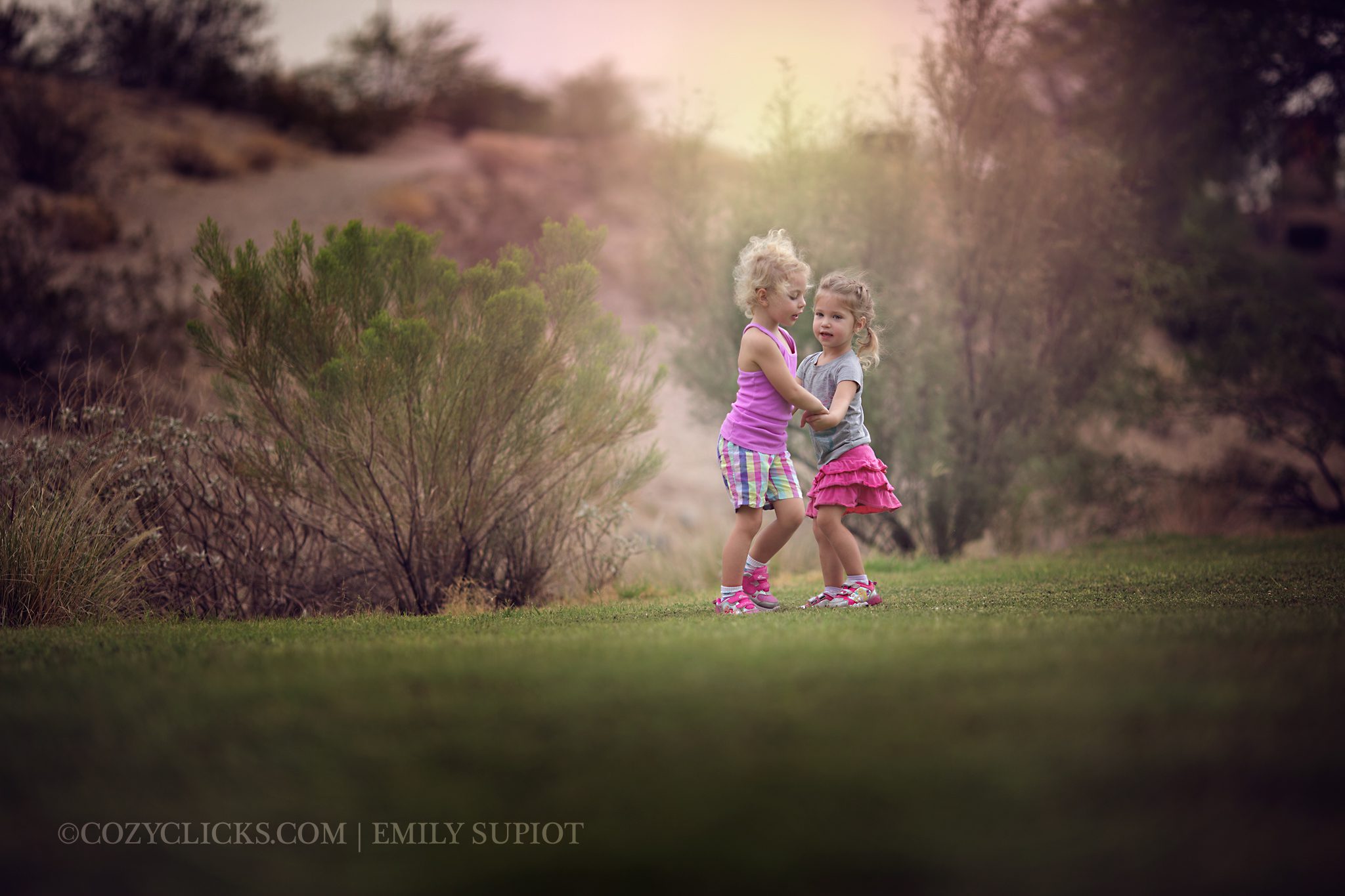 Child photography at Desert Foothills Park in Phoenix Ahwatukee