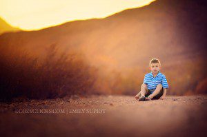 Child Photography in Ahwatukee, Arizona Birthday pictures at Telegraph Pass