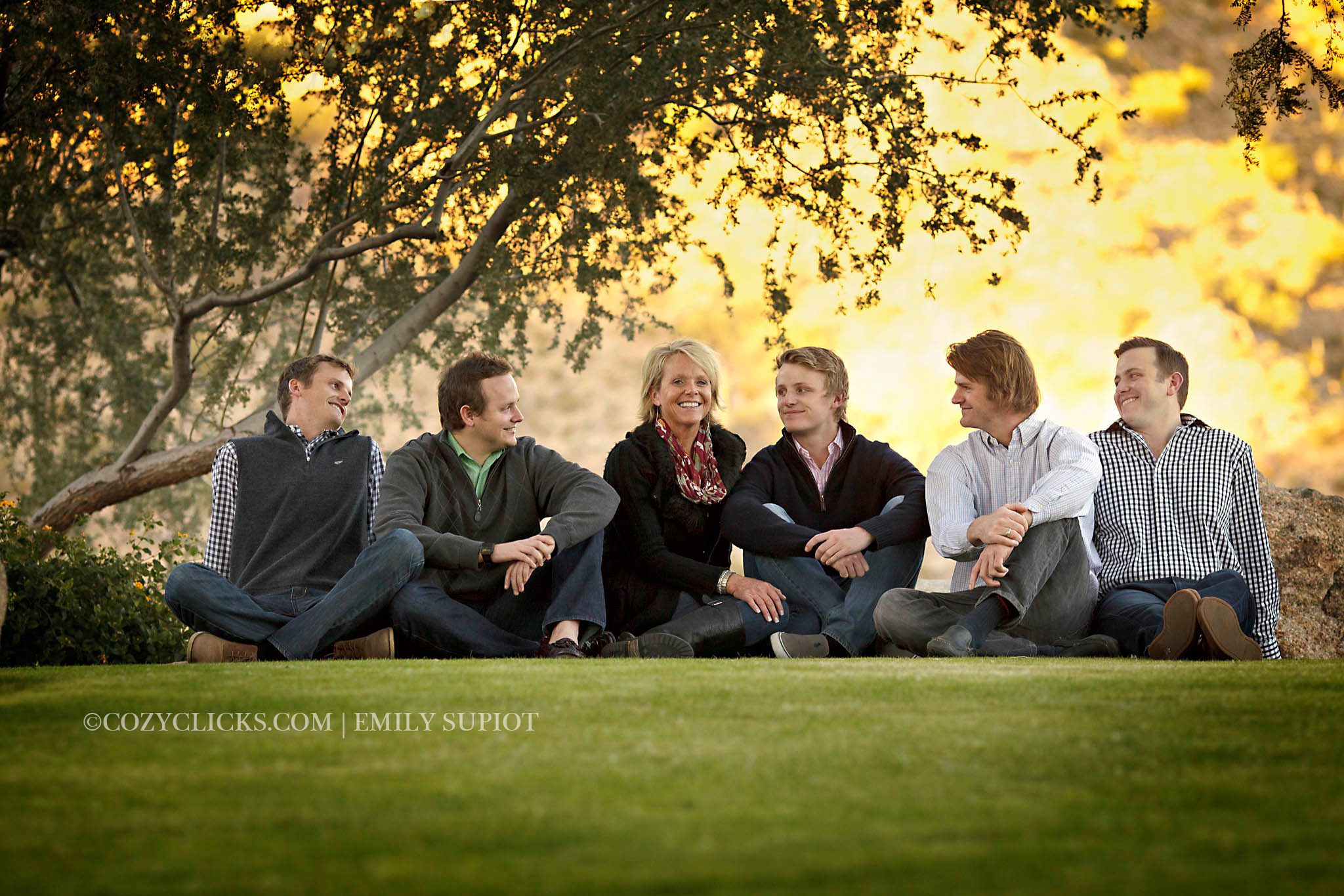 Mom and her five boys in Phoenix ,AZ