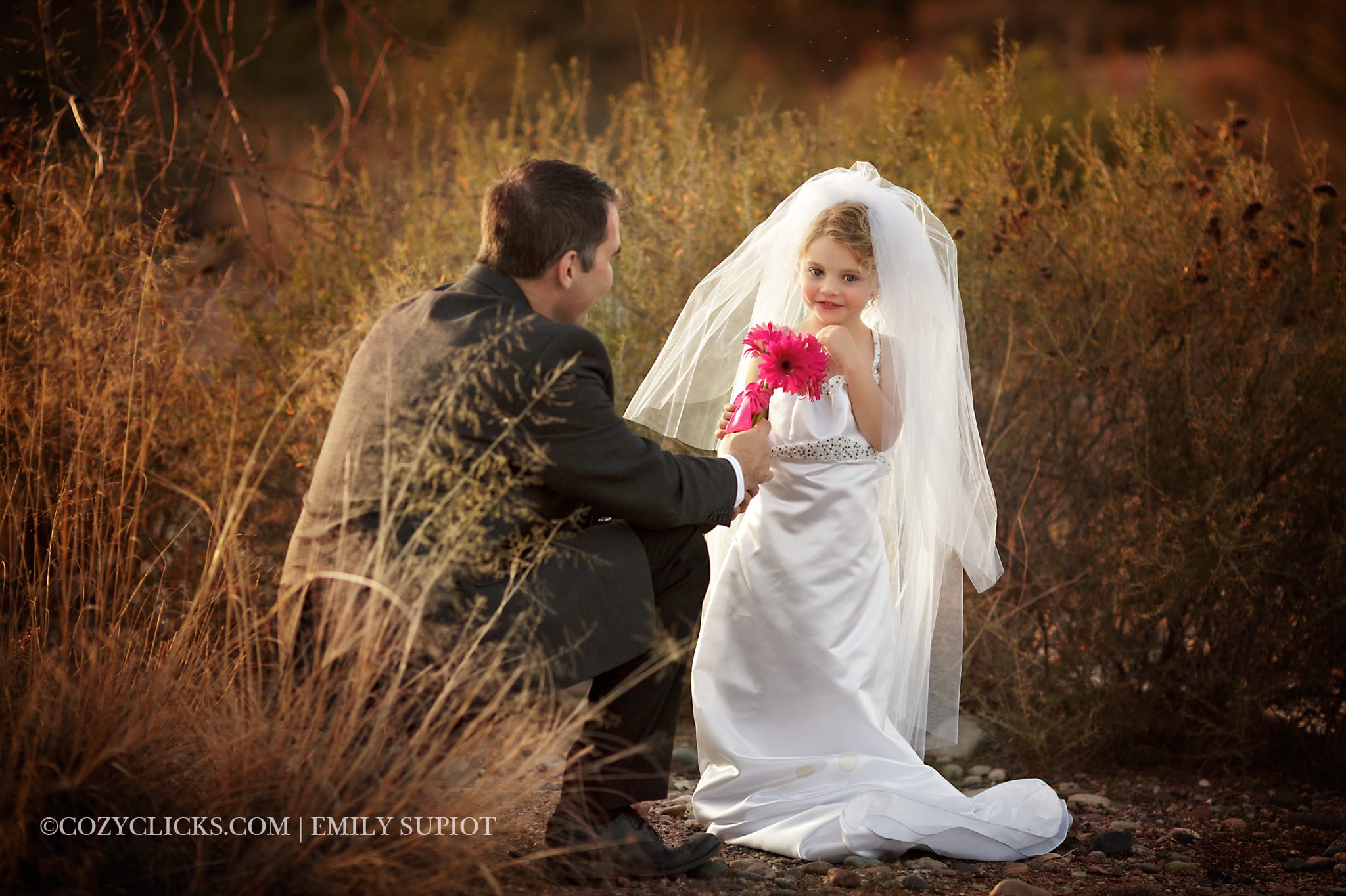 Phoenix Children's Photographer Wedding Dress Up (30)