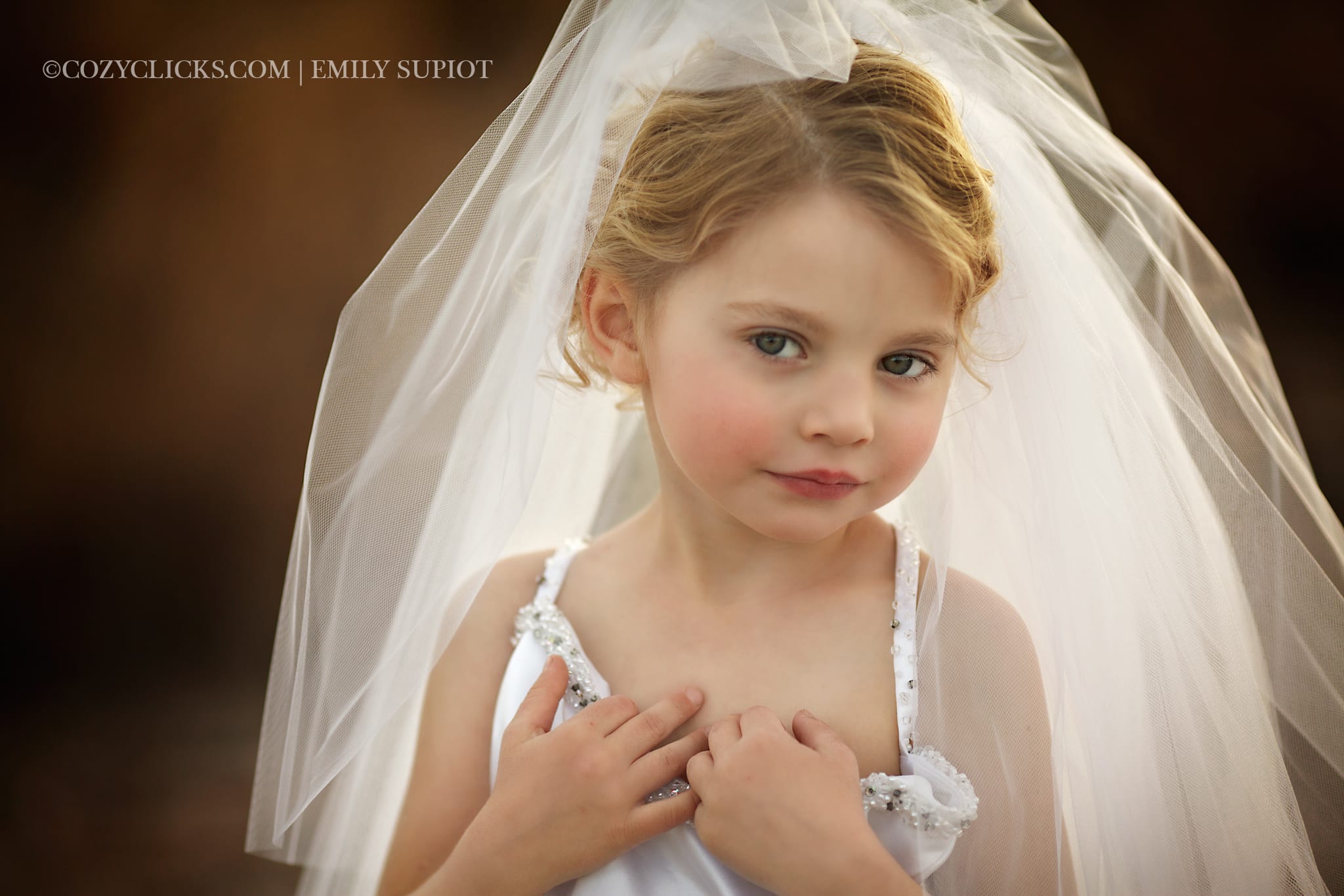Phoenix Children's Photographer Wedding Dress Up (5)
