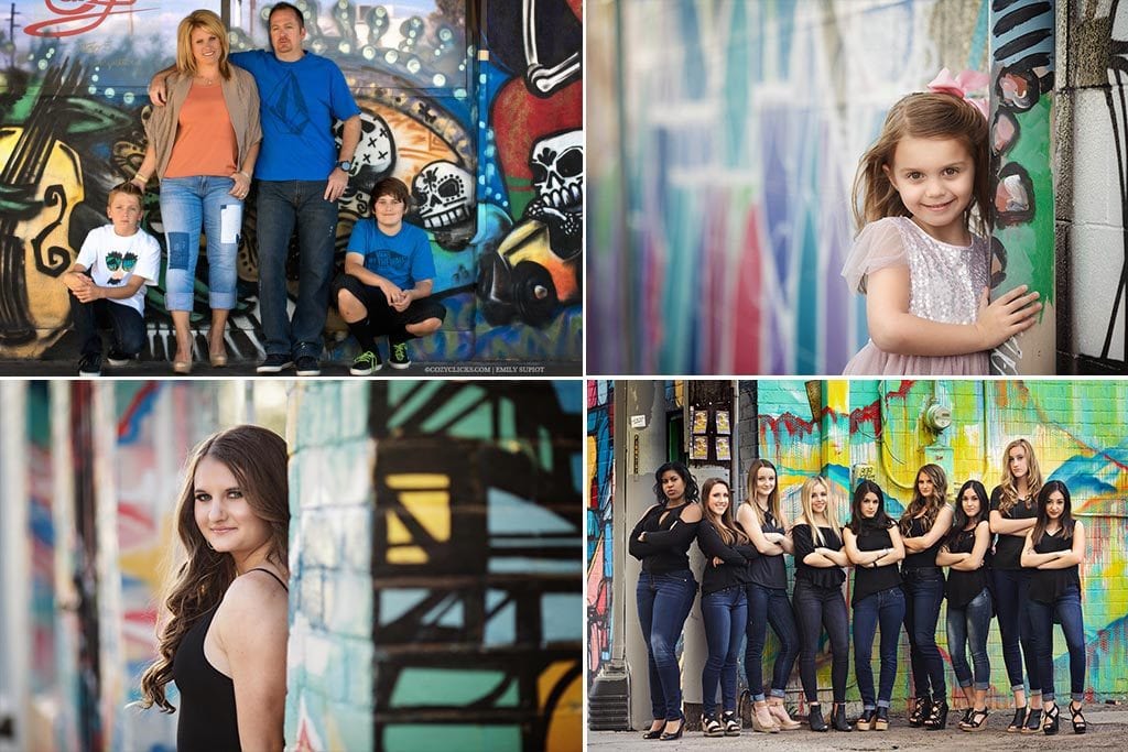 Best Locations in Phoenix for Family Photos- fun downtowntphoto locations!