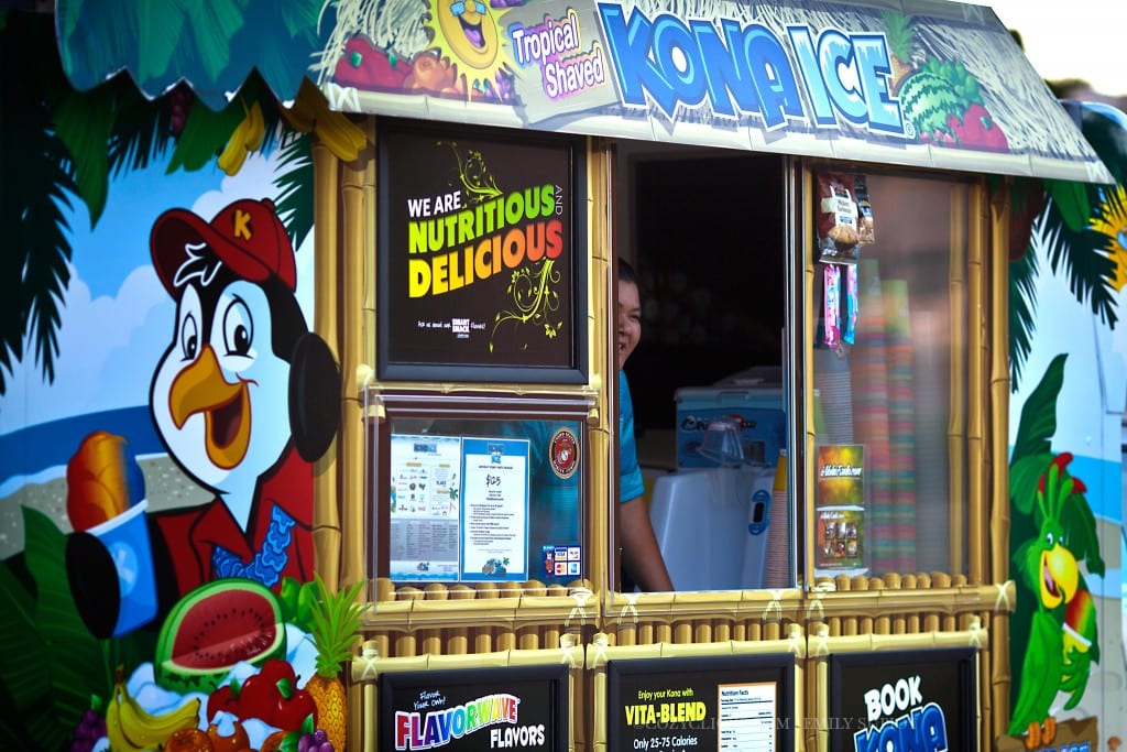 Kona Ice Food Truck at the Concerts int he Park hosted by the Fitch Group