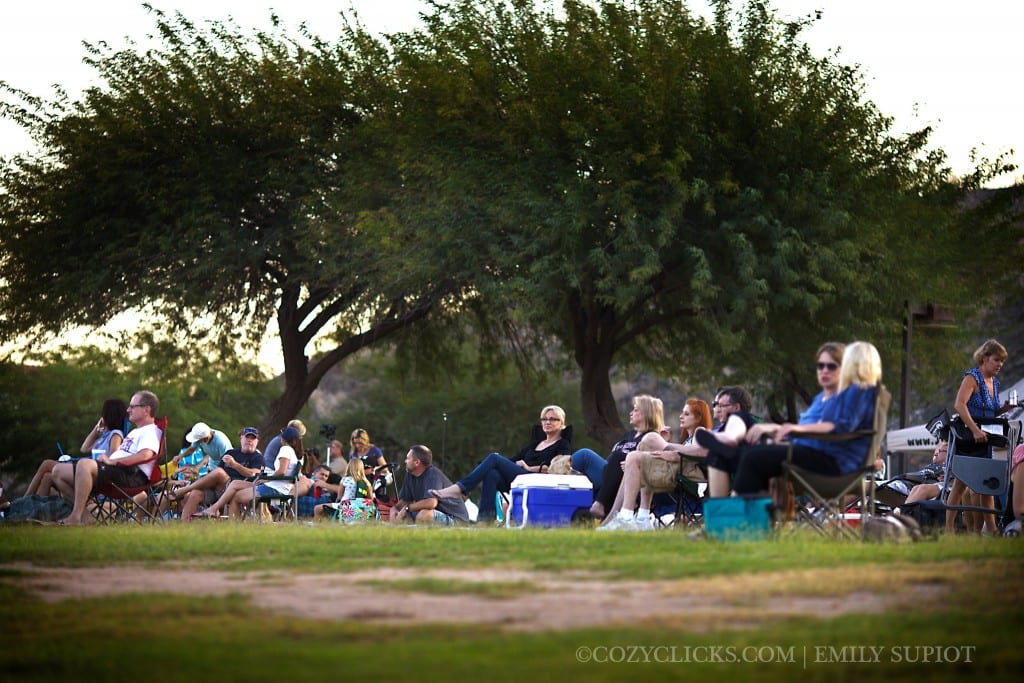 Ahwatukee residents enjoying the concerts as the sunsets