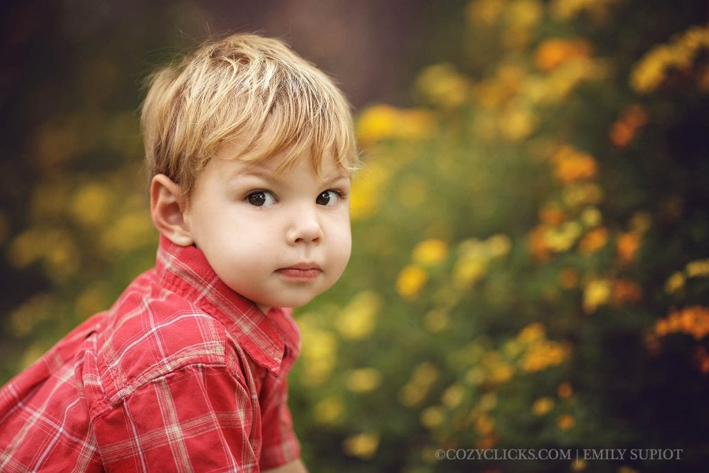 Easy ways to get great looking portraits of your two year old