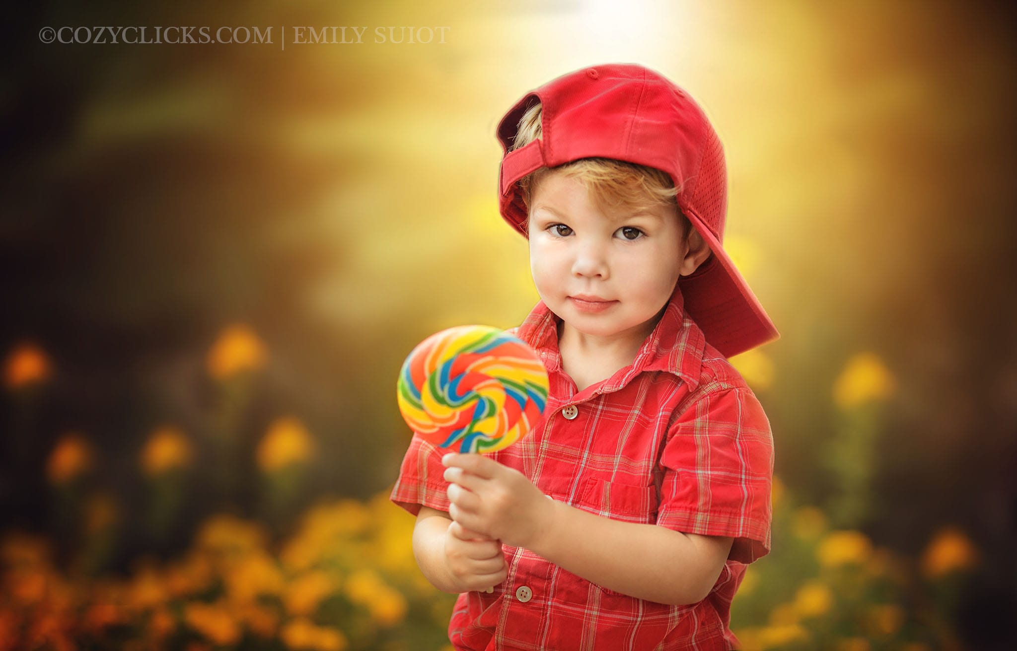 Cute smile of two year old boy with his lollipop for two year old portrait photos