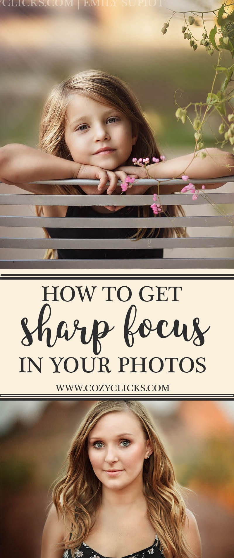 Get super sharp focus in you photos every time following these simple tips