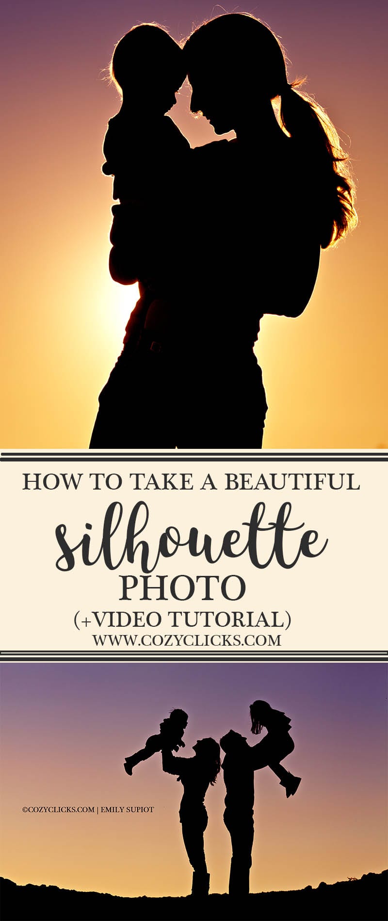 Do you want to know how to take a beautiful silhouette photo? Read here to see how and see a bonus video tutorial!