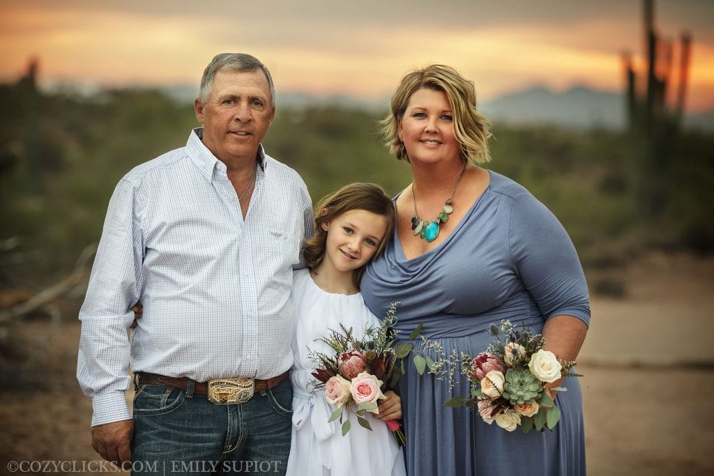 Wedding portraits at lost Dutchman State Park near Phoenix, AZ