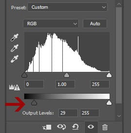 Using the levels layer to create a matte look in your photos in Photoshop
