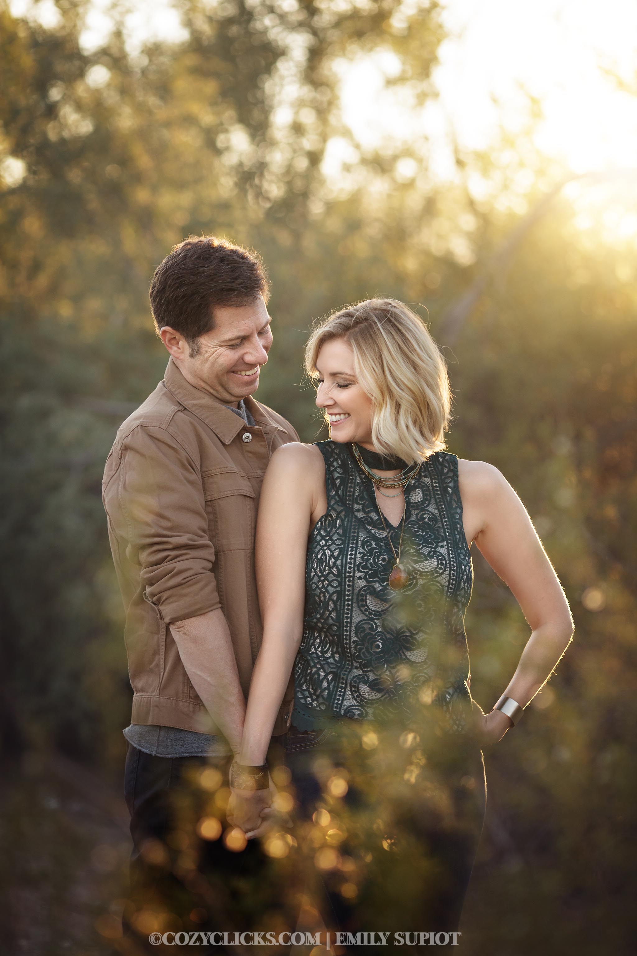 Beautiful couple photographed for a small fmaily portrait by the best photographer in the Phoenix area