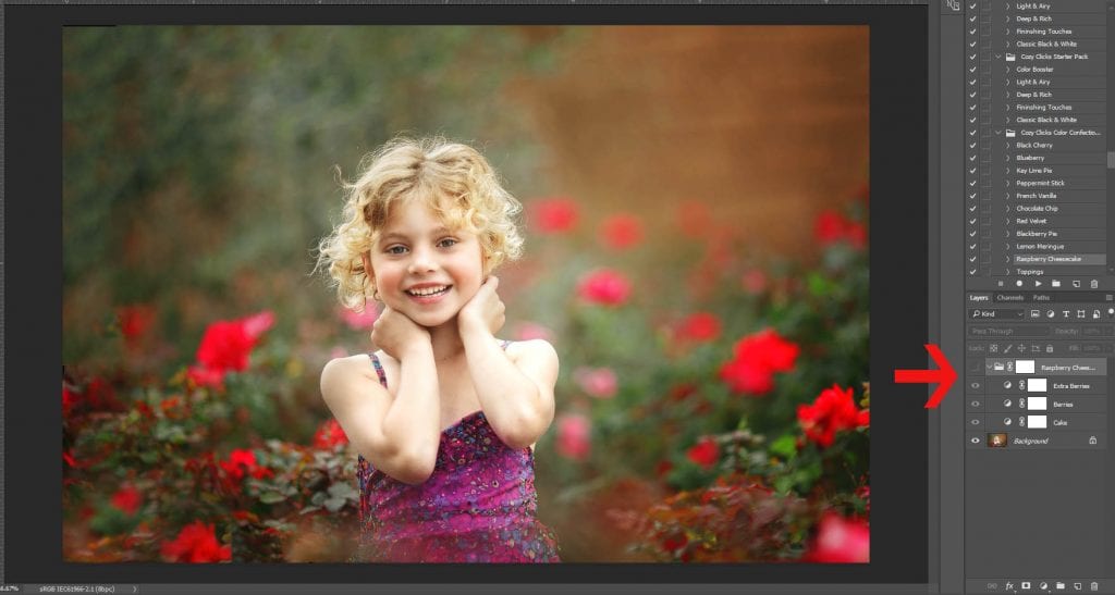 How to use Photoshop actions easily