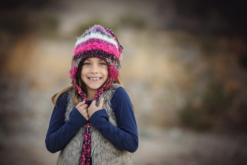 Child portraits in Phoenix Arizona in the winter
