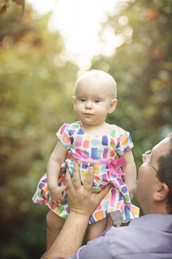 Cute pictures of one year old with her dad near Phoenix AZ