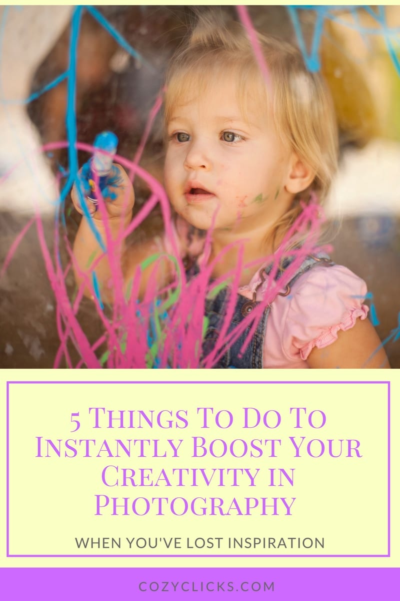 Photography tips for how to get your inspiration for photography back! Spark your creativity!