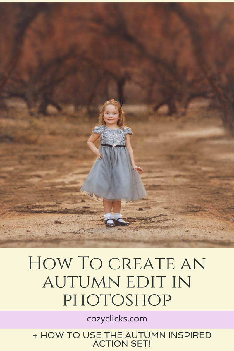easy way to turn photo into fall with this easy autumn editing trick!