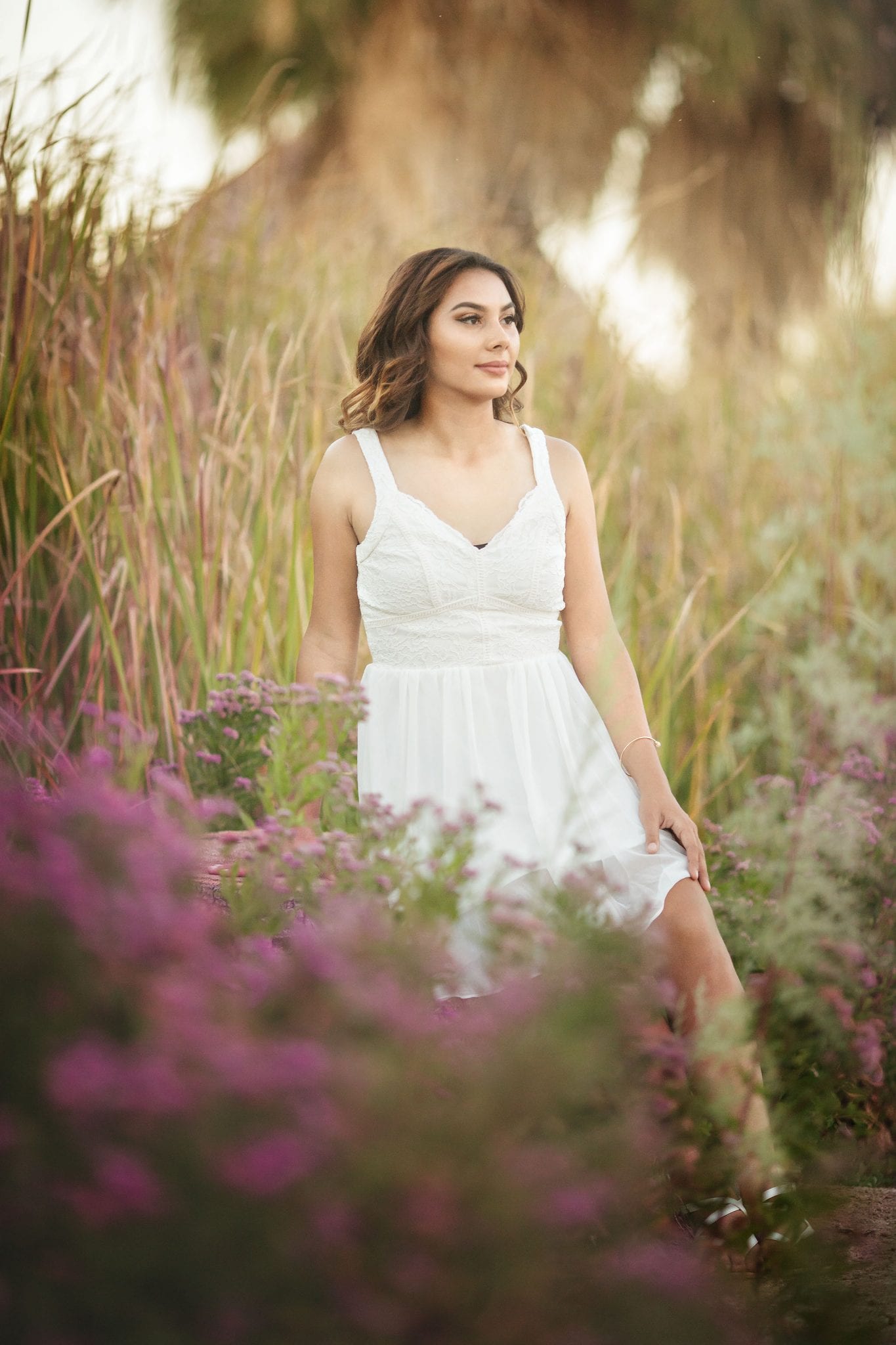 High school senior pictures at Papago park