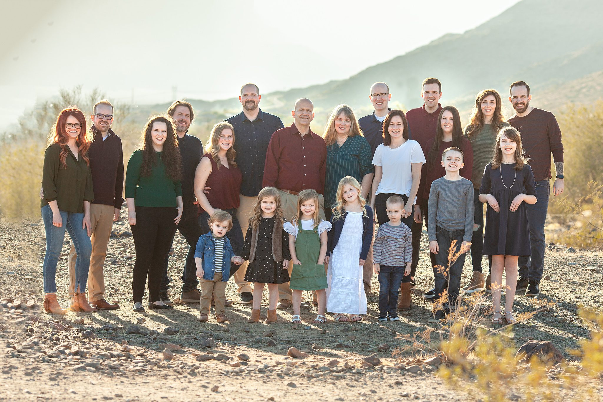 Desert photo spot for Extended Family Photography in Phoenix