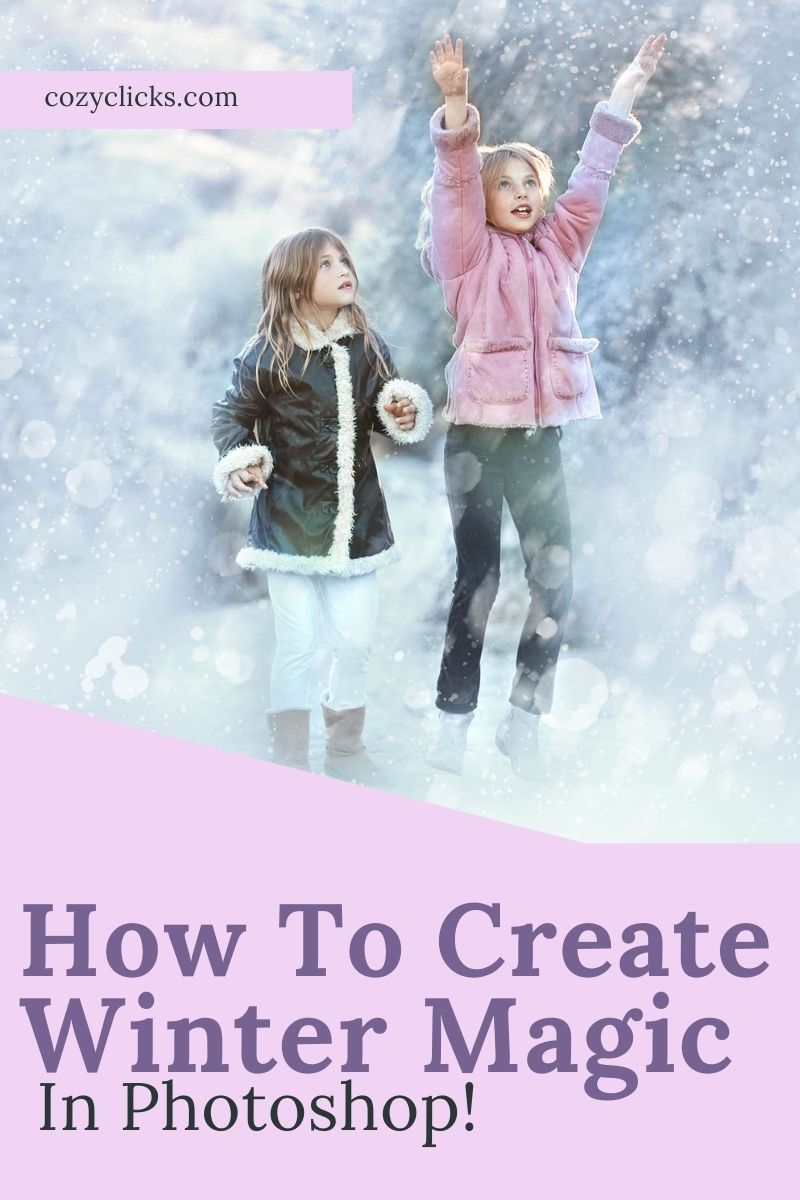 How to use Photoshop to create a winter look.  Photoshop tips for photographers wanting to turn their photo in to snow!