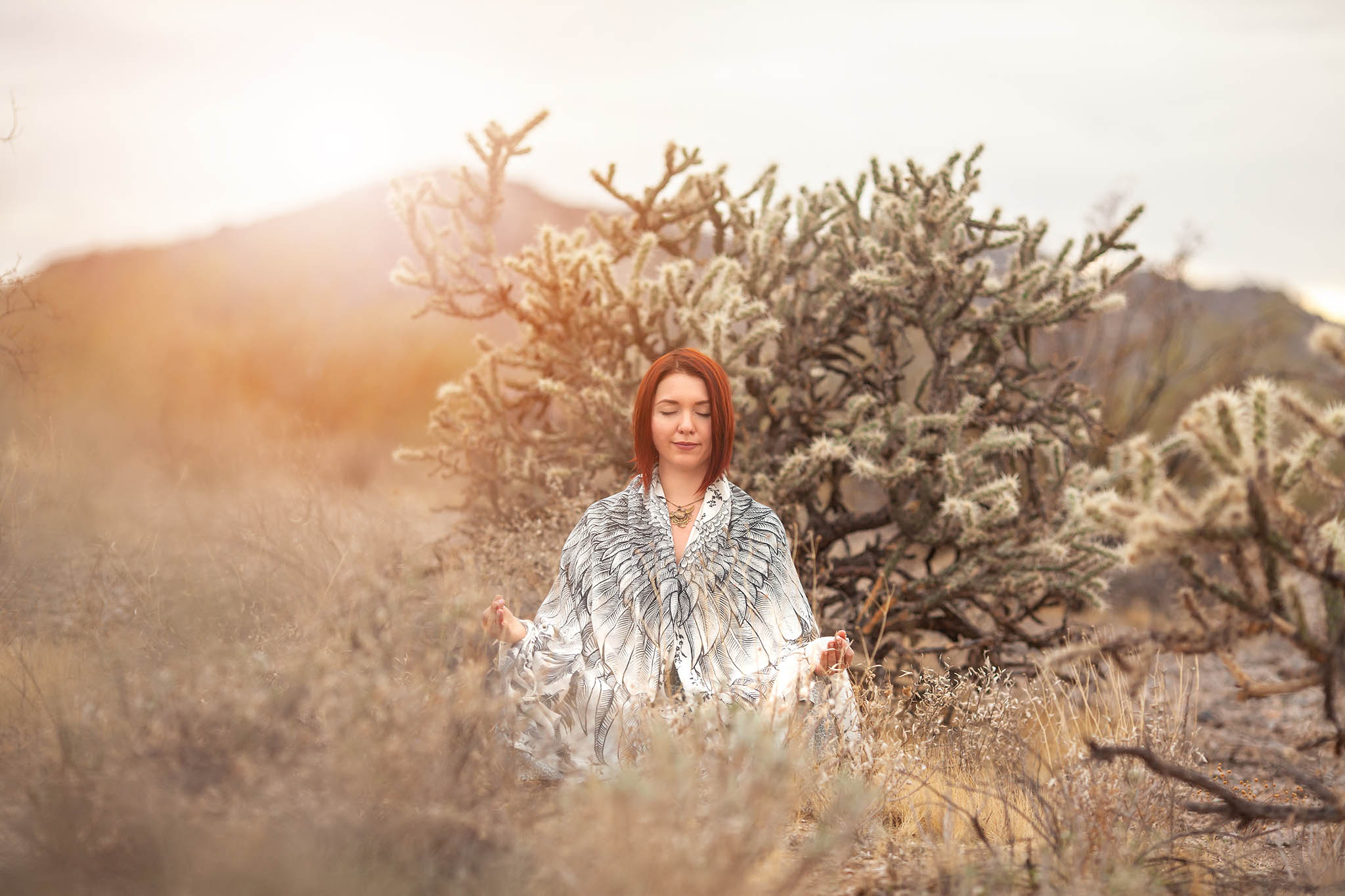 Phoenix Branding Photographer takes photos for meditation expert