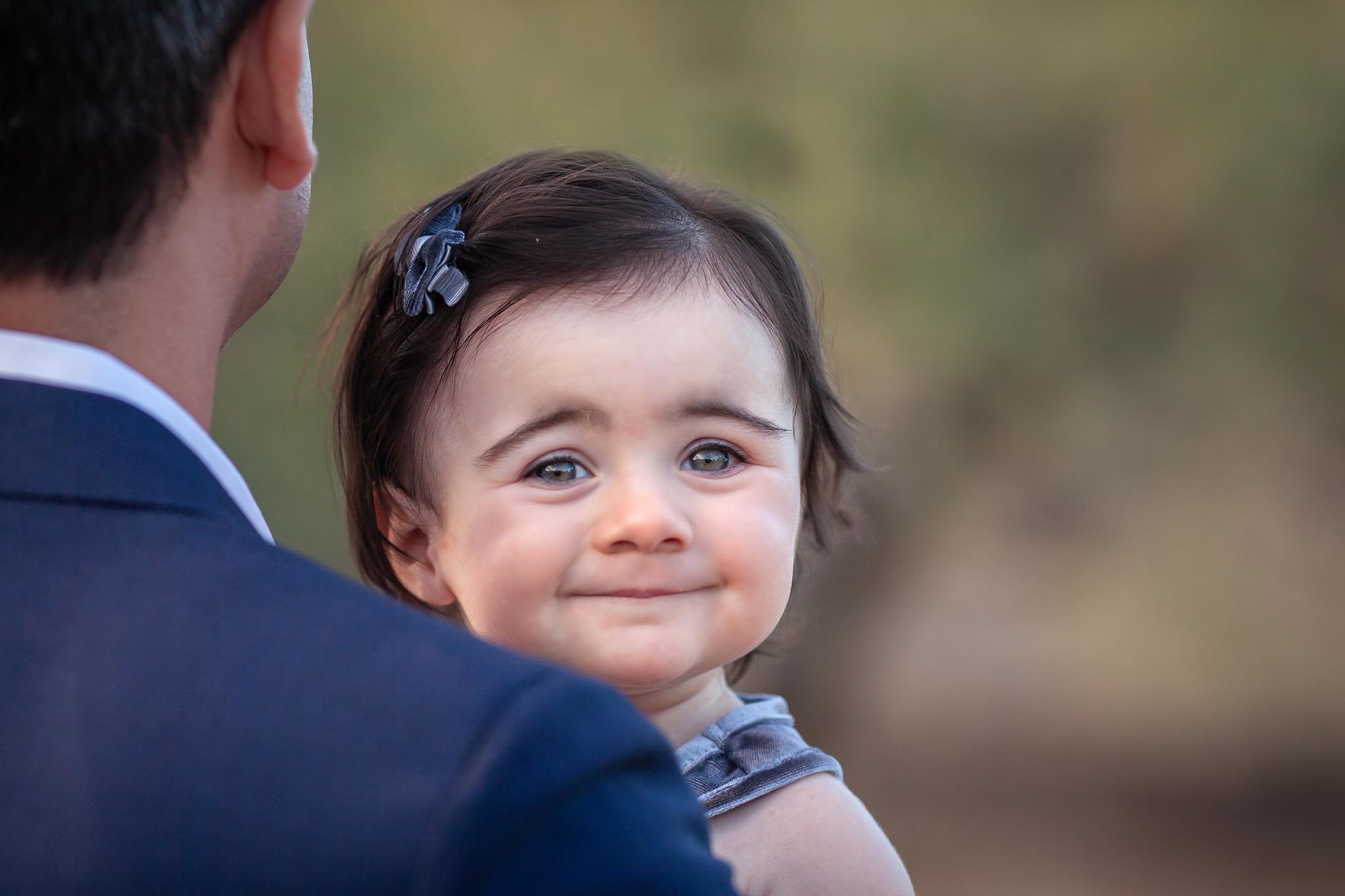 Phoenix Family Photographer  One year old portrait in the desert