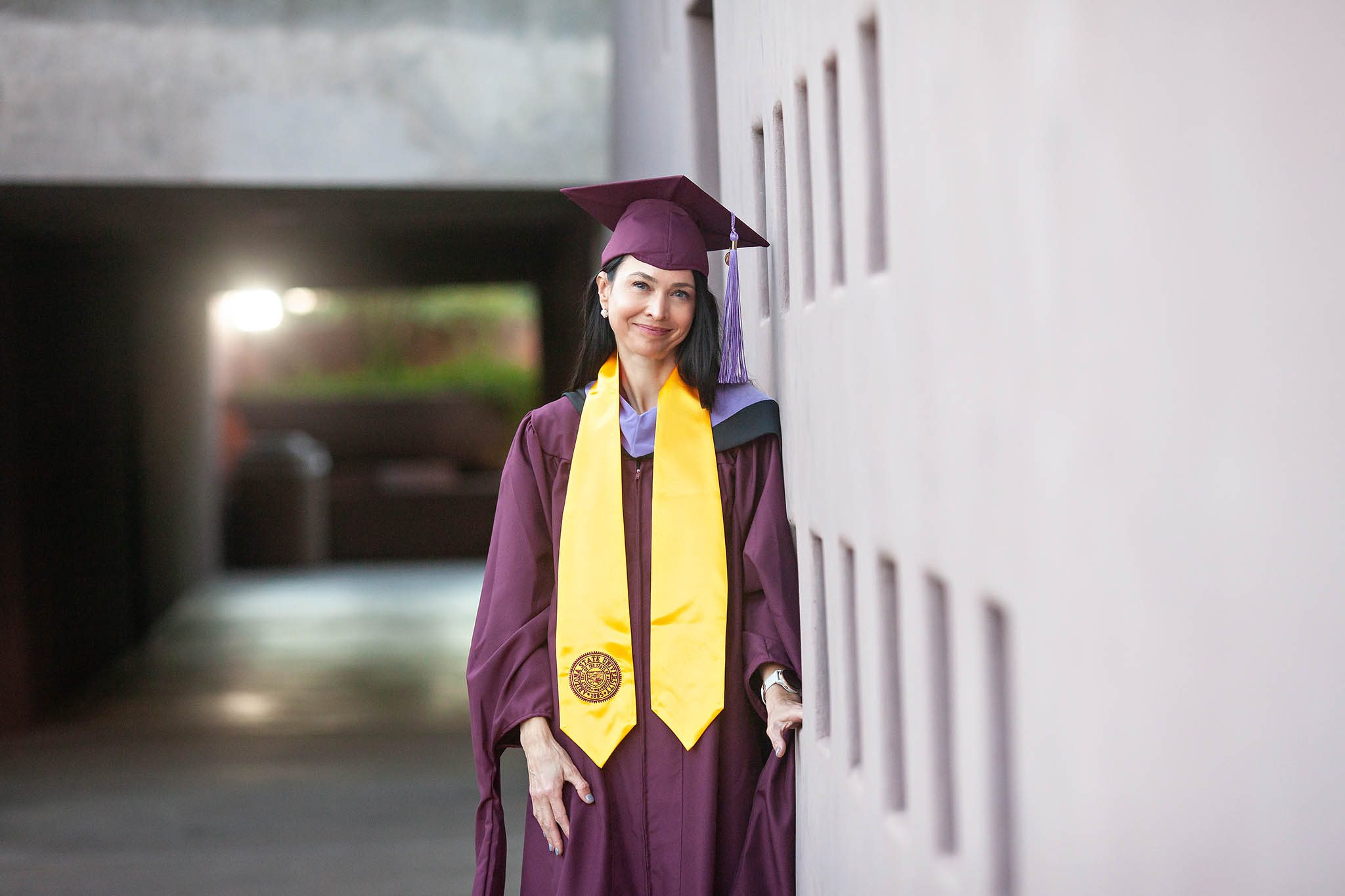Graduation Photography at Arizona State University Cap and Gown shots