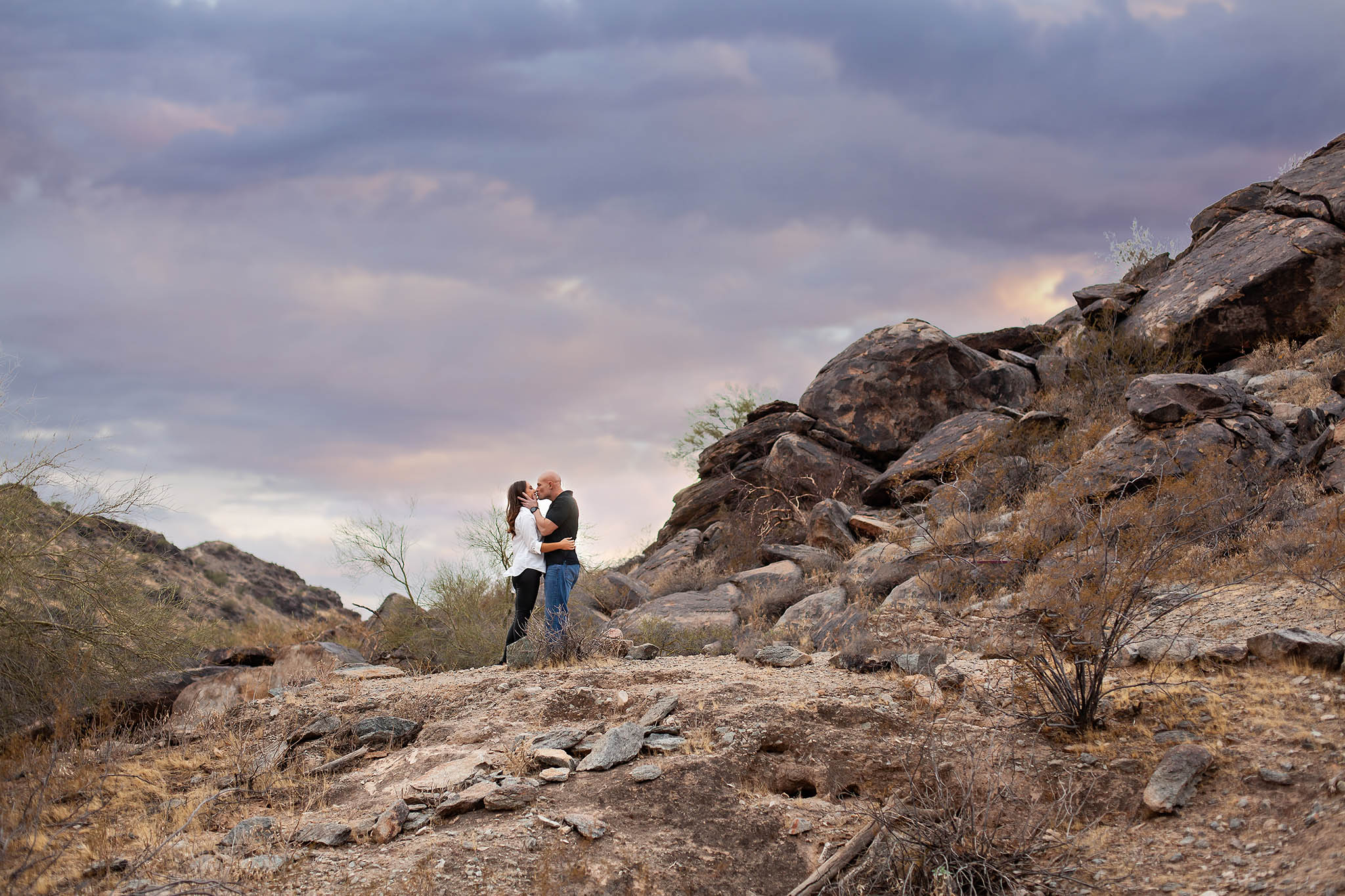 Desert Photo Locations in Phoenix Arizona  Engagement photography