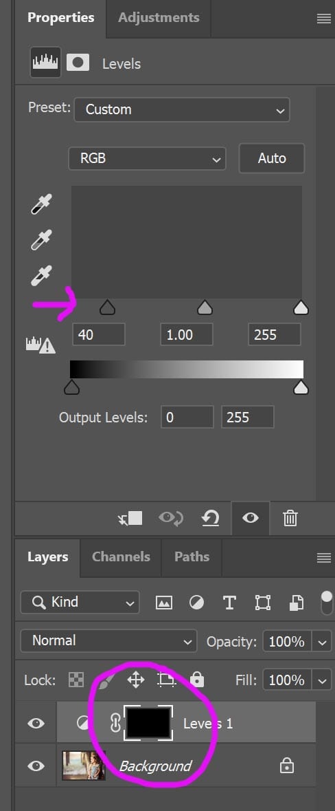  Ways To Use The Levels Adjustment Layer In Photoshop to target certain areas of your photo